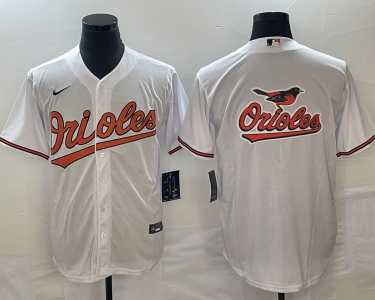 Men's Baltimore Orioles White Home Team Jersey