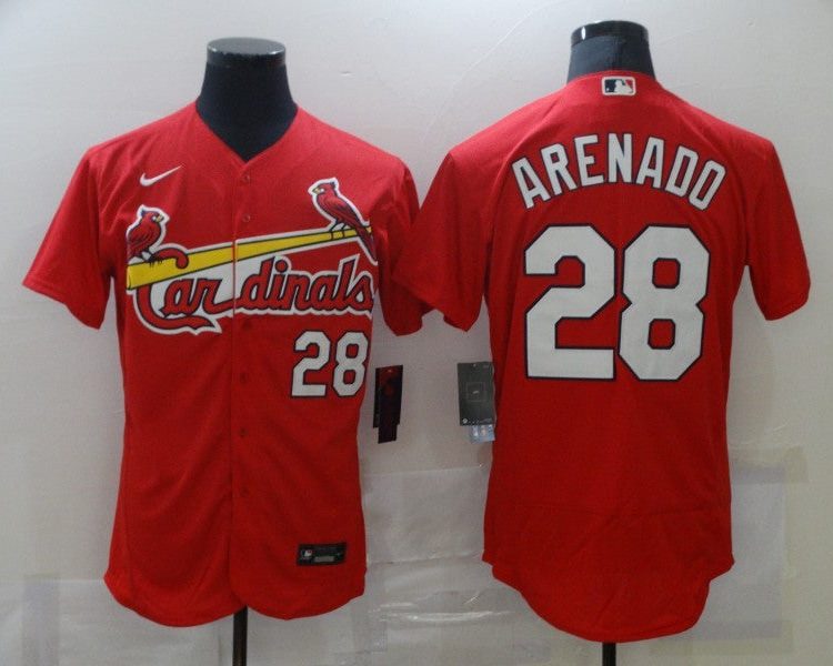 Men's St. Louis Cardinals Nolan Arenado #28 Red Jersey