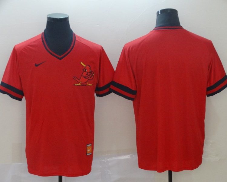 Men's St. Louis Cardinals Red Blank Team Jersey