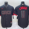 Men's Cincinnati Reds Barry Larkin #11 Black 2023 City Connect Jersey