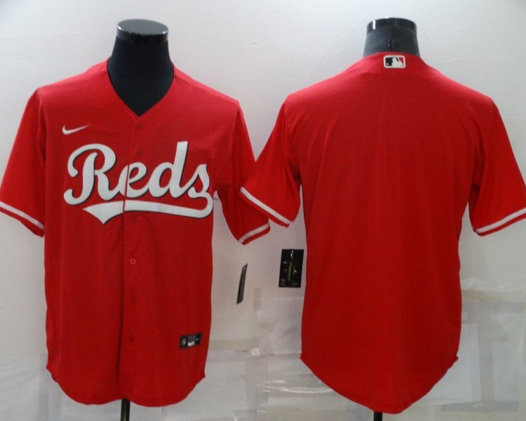 Men's Cincinnati Reds Red Alternate Blank Jersey