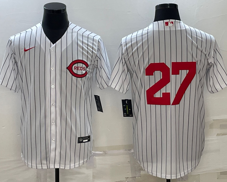 Men's Cincinnati Reds Scott Rolen #27 White 2022 MLB at Field of Dreams Authentic Jersey