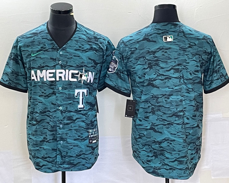 Men's American League Texas Rangers Teal 2023 MLB All-Star Limited Blank Jersey
