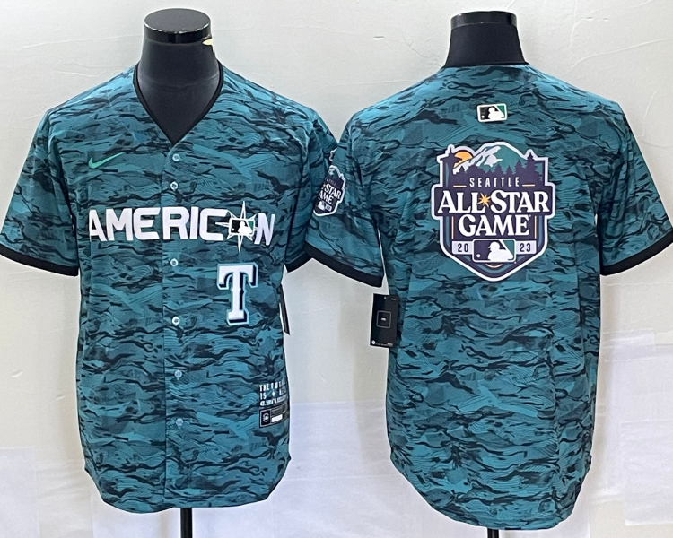 Men's American League Texas Rangers Teal 2023 MLB All-Star Limited Jersey