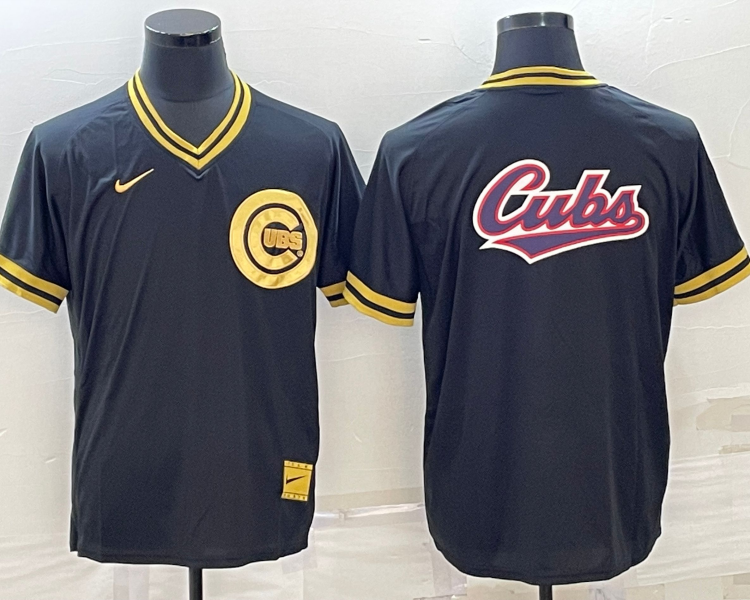 Men's Chicago Cubs Black Alternate Team Jersey