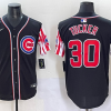 Men's Chicago Cubs Kyle Tucker #30 Black Limited Jersey