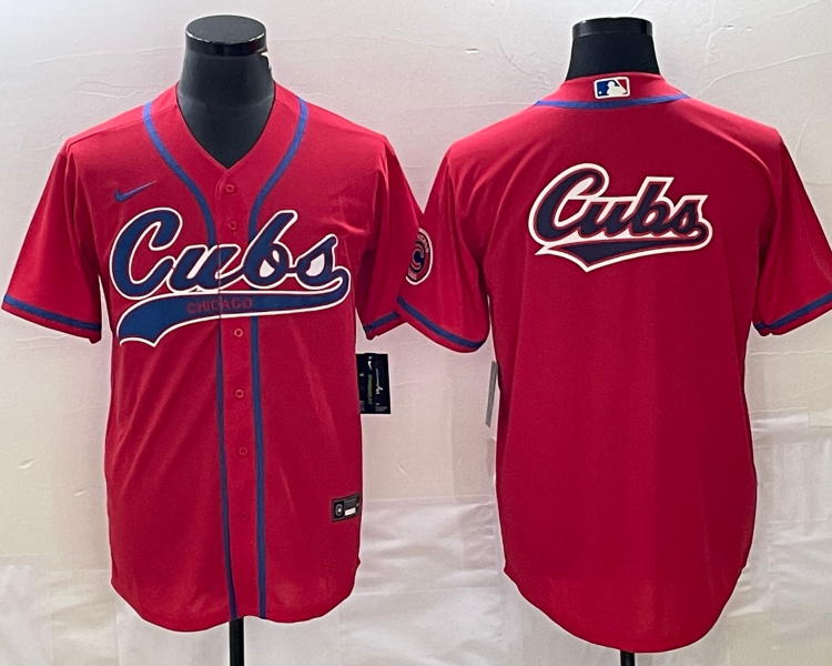 Men's Chicago Cubs Red Jersey