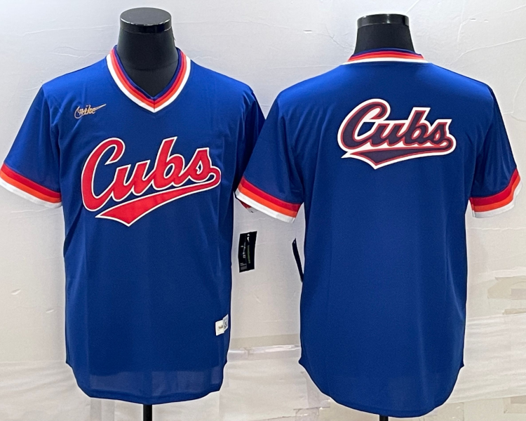 Men's Chicago Cubs Royal Road Cooperstown Collection Team Jersey