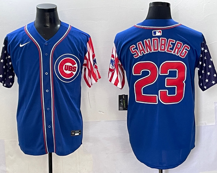 Men's Chicago Cubs Ryne Sandberg #23 Royal Alternate Limited Jersey