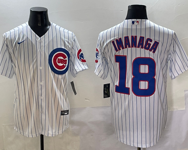 Men's Chicago Cubs Shota Imanaga #18 White Home Jersey