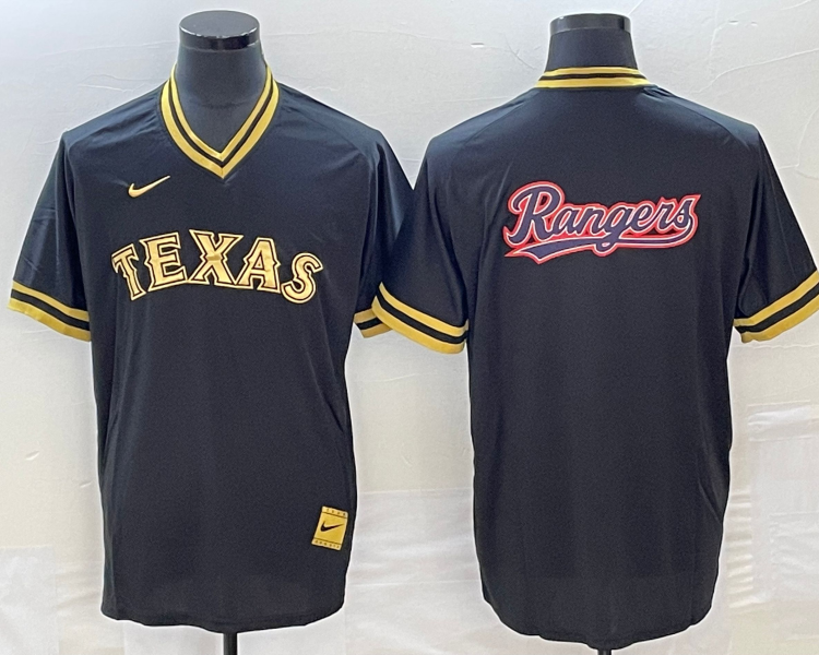 Men's Texas Rangers Black Team Jersey