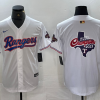 Men's Texas Rangers White 2024 Gold Collection Jersey