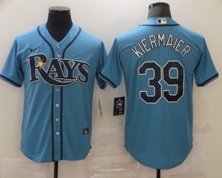Men's Tampa Bay Rays Kevin Kiermaier #39 Blue Baseball Jersey