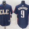 Men's Cleveland Guardians Kyle Manzardo #9 Navy 2024 City Connect Limited Jersey