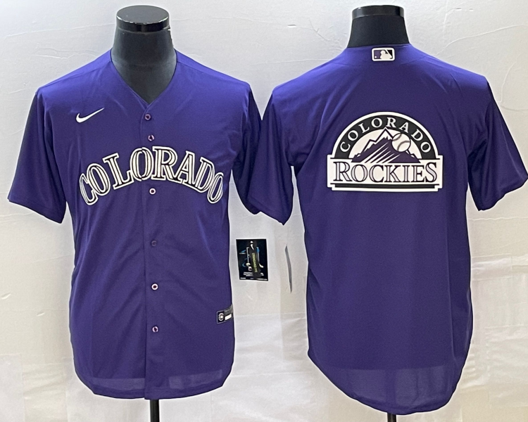 Men's Colorado Rockies Purple Alternate Team Jersey