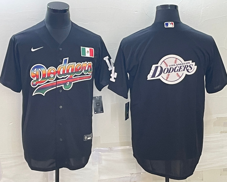 Men's Los Angeles Dodgers Black Jersey