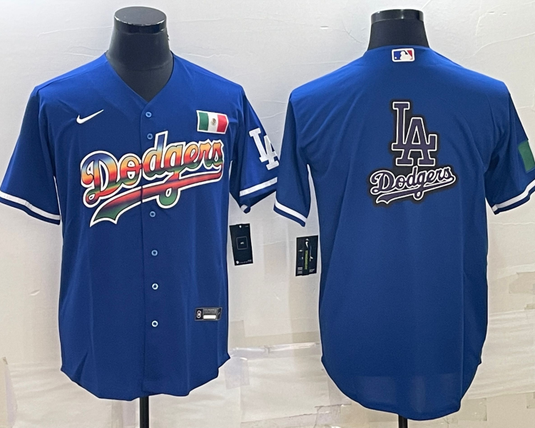 Men's Los Angeles Dodgers Blue Name Jersey