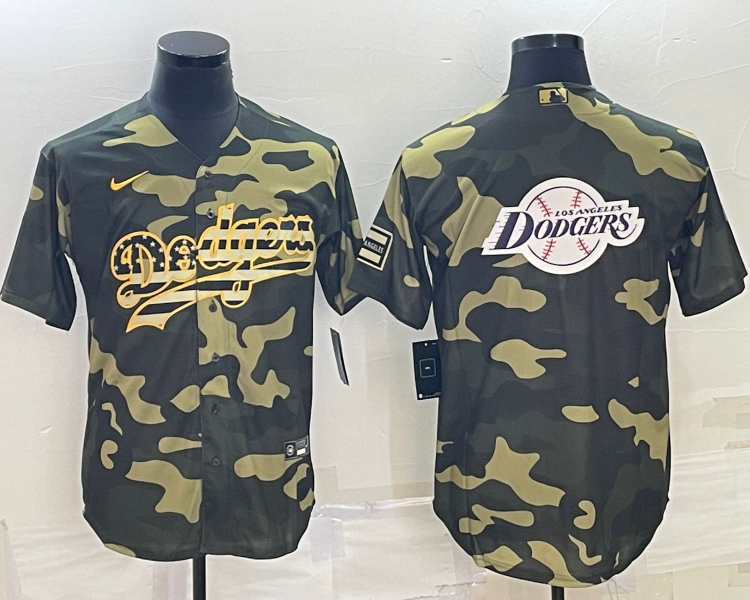 Men's Los Angeles Dodgers Camouflage Jersey