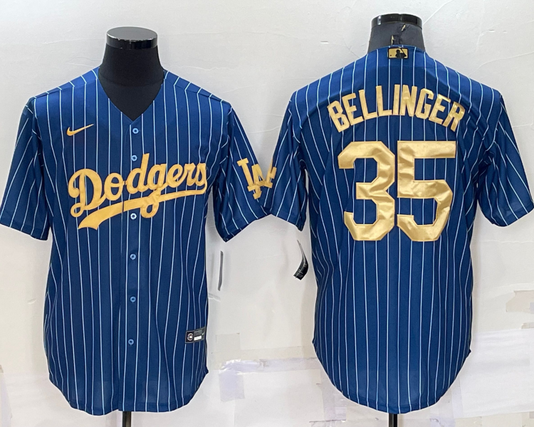 Men's Los Angeles Dodgers Cody Bellinger #35 Blue Jersey