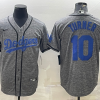 Men's Los Angeles Dodgers Justin Turner Nike Gray City Connect Jersey