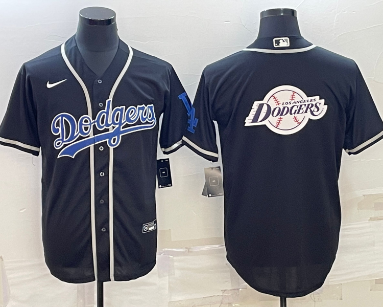Men's Los Angeles Dodgers Black Authentic Baseball Jersey