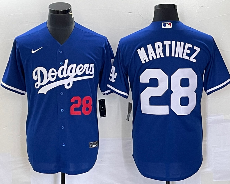 Men's Los Angeles Dodgers J.D. Martinez #28 Royal Jersey