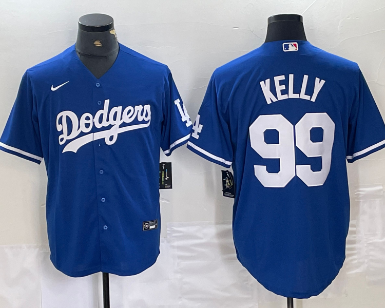 Men's Los Angeles Dodgers Joe Kelly #99 Blue Jersey