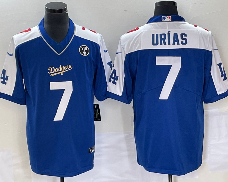 Men's Los Angeles Dodgers Julio Urias #7 Royal Jersey