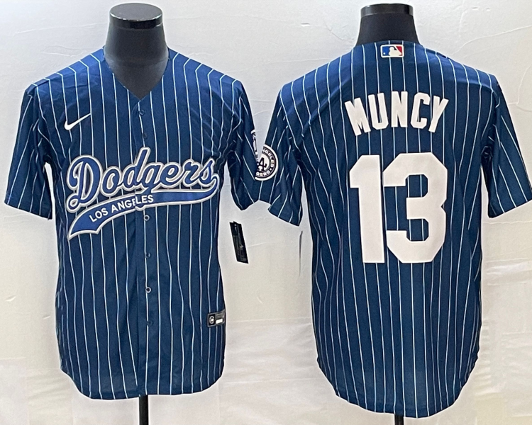 Men's Los Angeles Dodgers Max Muncy #13 Blue Jersey Joint Edition