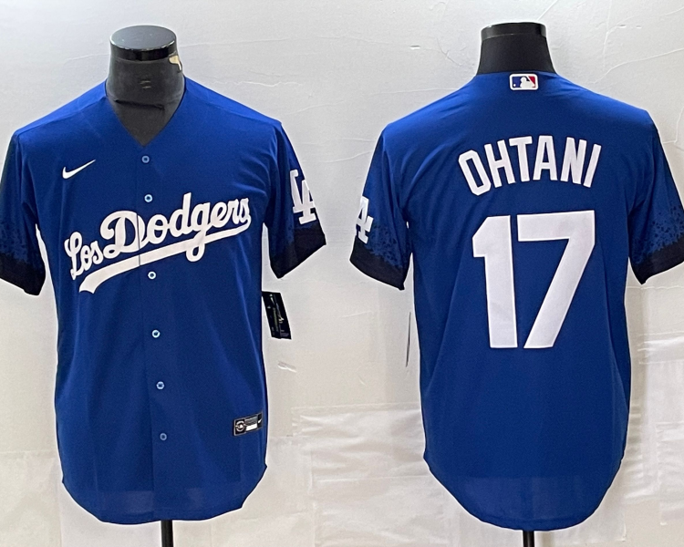 Men's Los Angeles Dodgers Shohei Ohtani #17 Blue Jersey