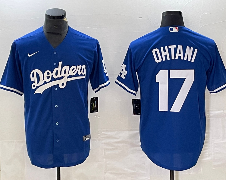 Men's Los Angeles Dodgers Shohei Ohtani #17 Blue Jersey