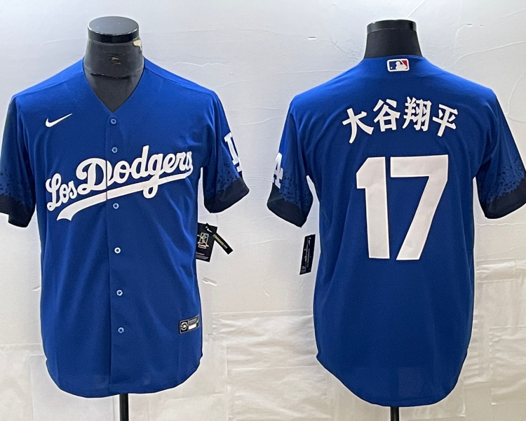 Men's Los Angeles Dodgers Shohei Ohtani #17 Royal Jersey
