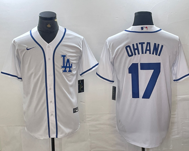 Men's Los Angeles Dodgers Shohei Ohtani #17 White Alternate Limited Jersey