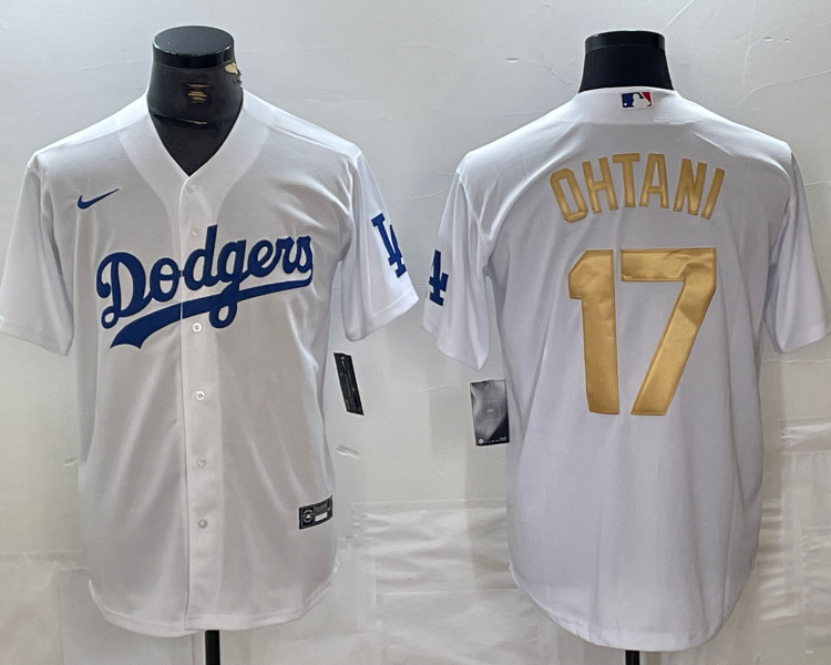 Men's Los Angeles Dodgers Shohei Ohtani White Jersey