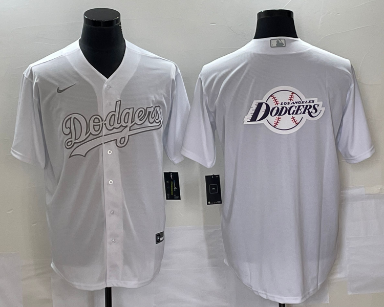 Men's Los Angeles Dodgers White Team Jersey