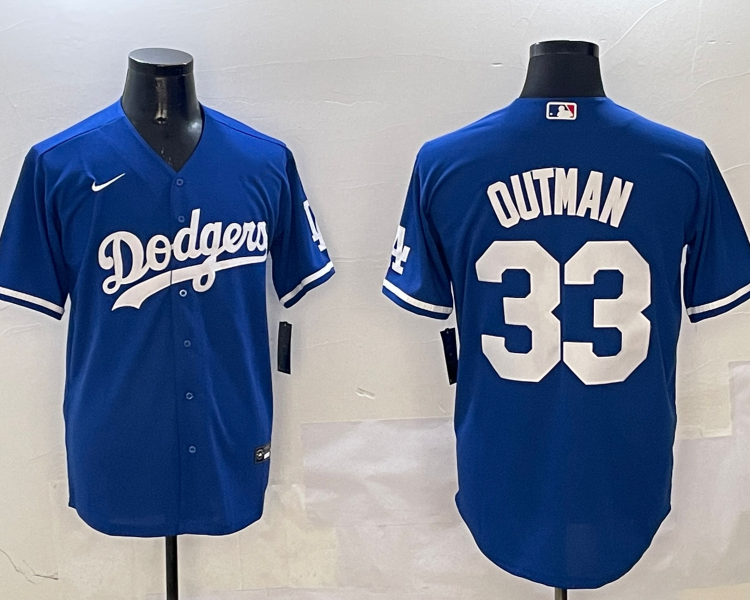 Men's Los Angeles Dodgers James Outman #33 Royal Limited Jersey