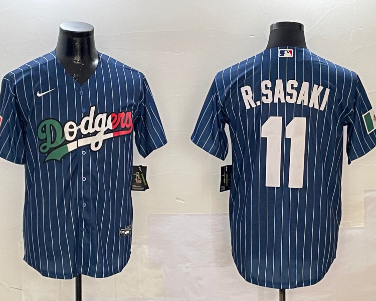 Men's Los Angeles Dodgers Roki Sasaki #11 Royal Jersey