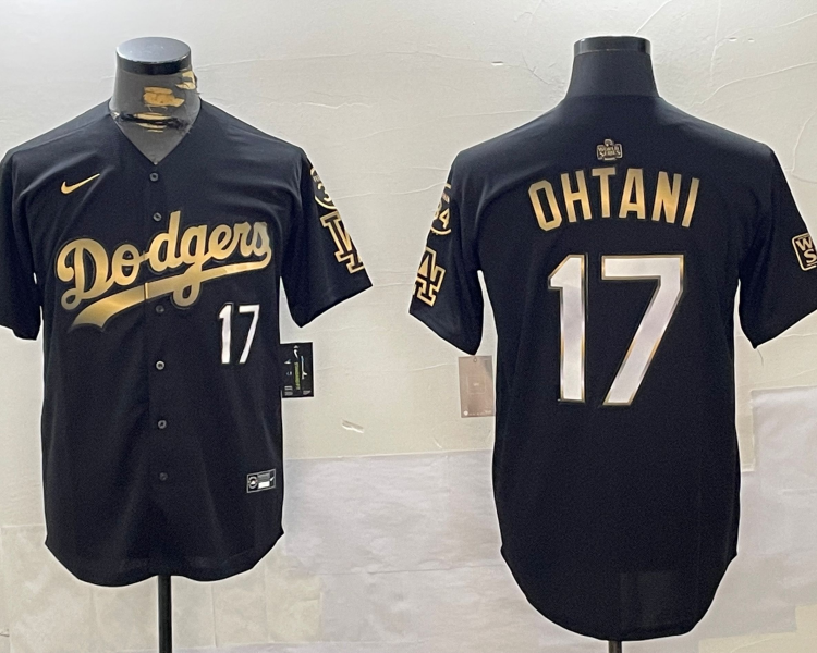 Men's Los Angeles Dodgers Shohei Ohtani Black Jersey