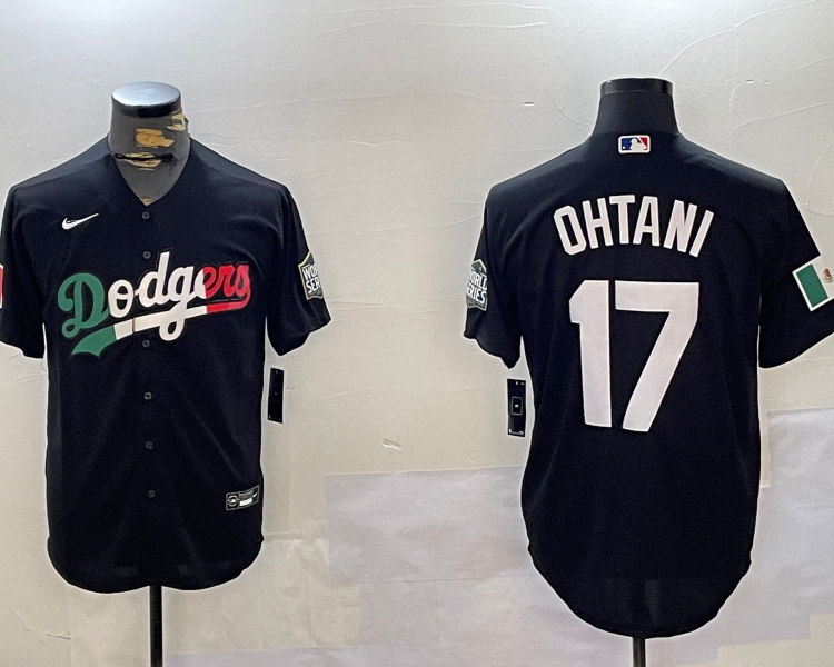 Men's Los Angeles Dodgers Shohei Ohtani Black Jersey