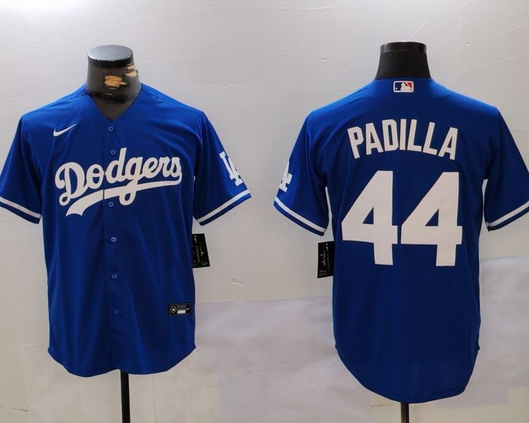 Men's Los Angeles Dodgers Vicente Padilla #44 Royal Jersey