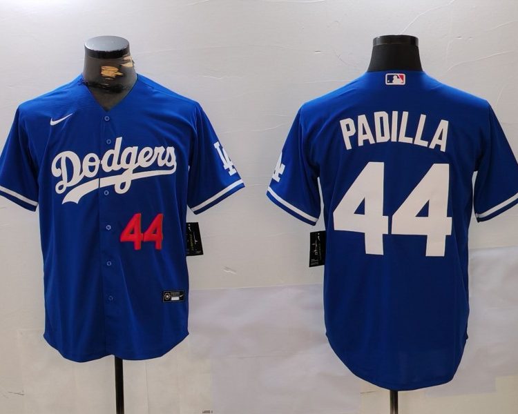 Men's Los Angeles Dodgers Vicente Padilla #44 Royal Jersey