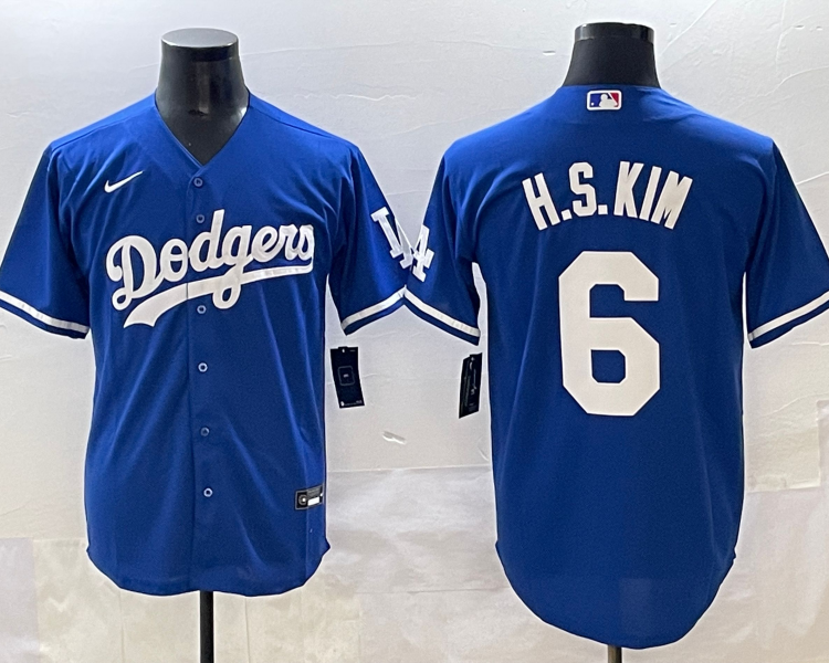 Men's Los Angeles Dodgers Hyeseong Kim #6 Royal Jersey