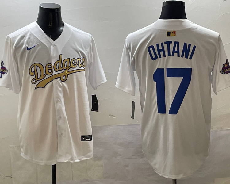 Men's Los Angeles Dodgers Shohei Ohtani White Alternate Jersey
