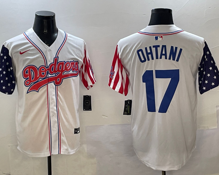 Men's Los Angeles Dodgers Shohei Ohtani White Jersey