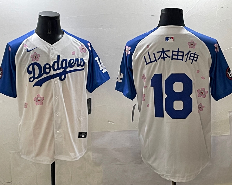 Men's Los Angeles Dodgers Yoshinobu Yamamoto White Jersey