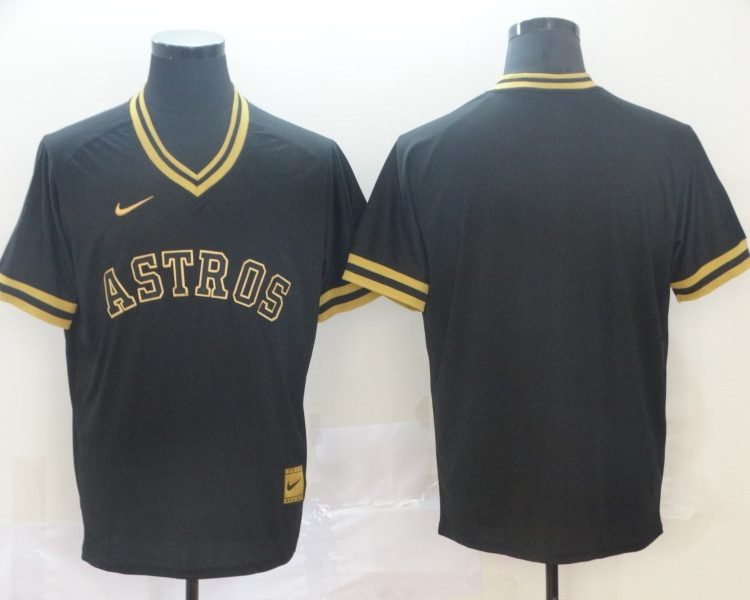 Men's Los Angeles Angels Black Blank Jersey