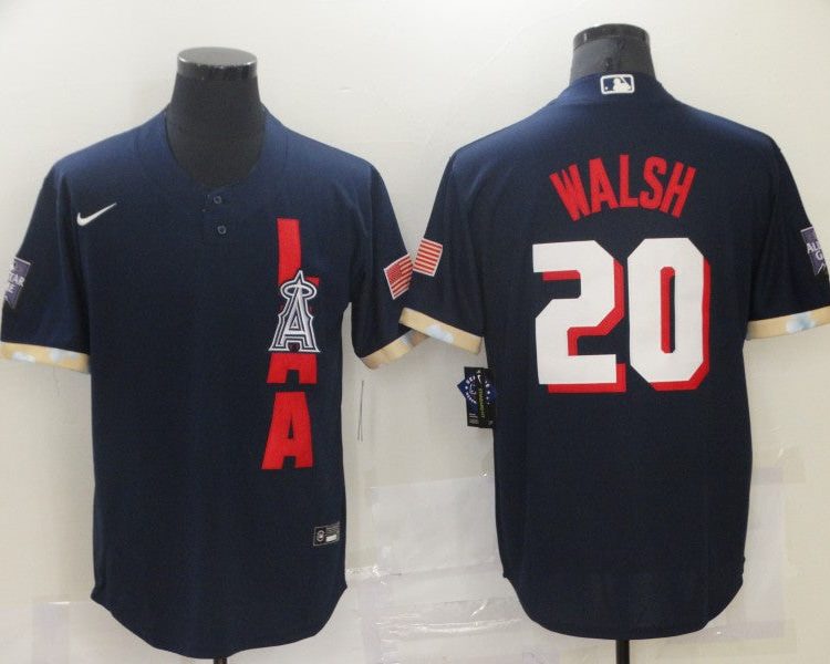 Men's Los Angeles Angels Jared Walsh #20 ALL STAR Baseball Jersey