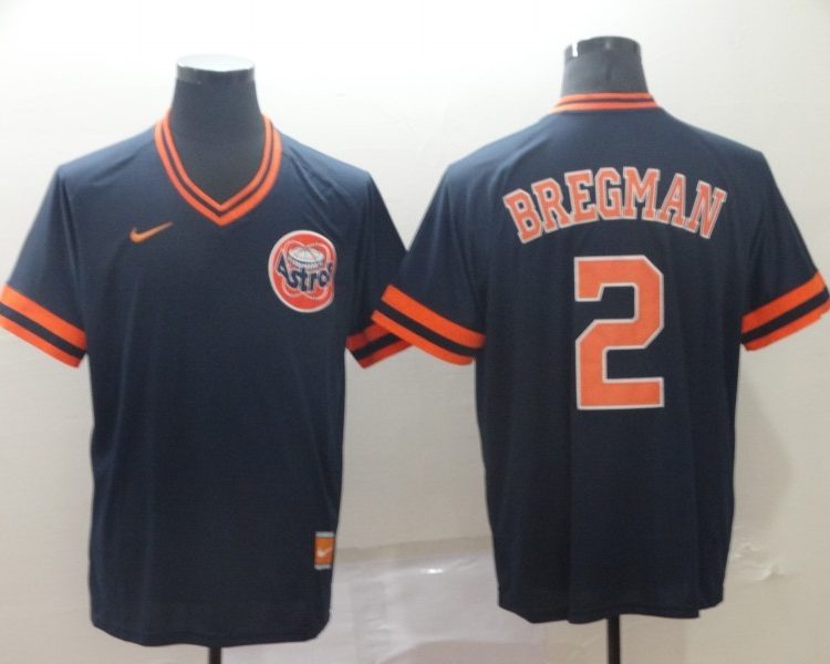 Men's Houston Astros Alex Bregman #2 Navy Jersey