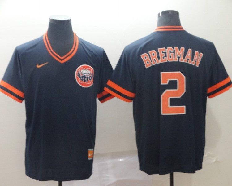 Men's Houston Astros Alex Bregman #2 Navy Jersey