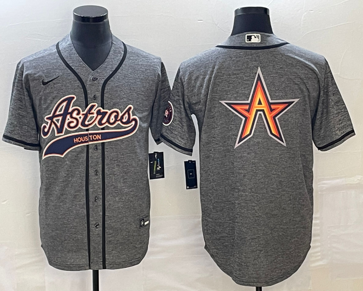 Men's Houston Astros Gray Joint Edition Alternate Jersey